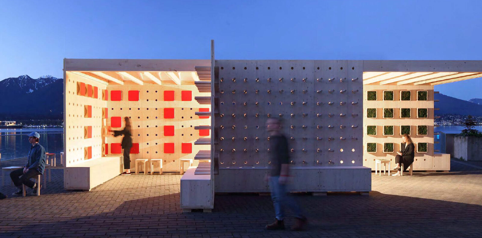 The PAUSE Pavilion, a place to reflect, gather and interact.