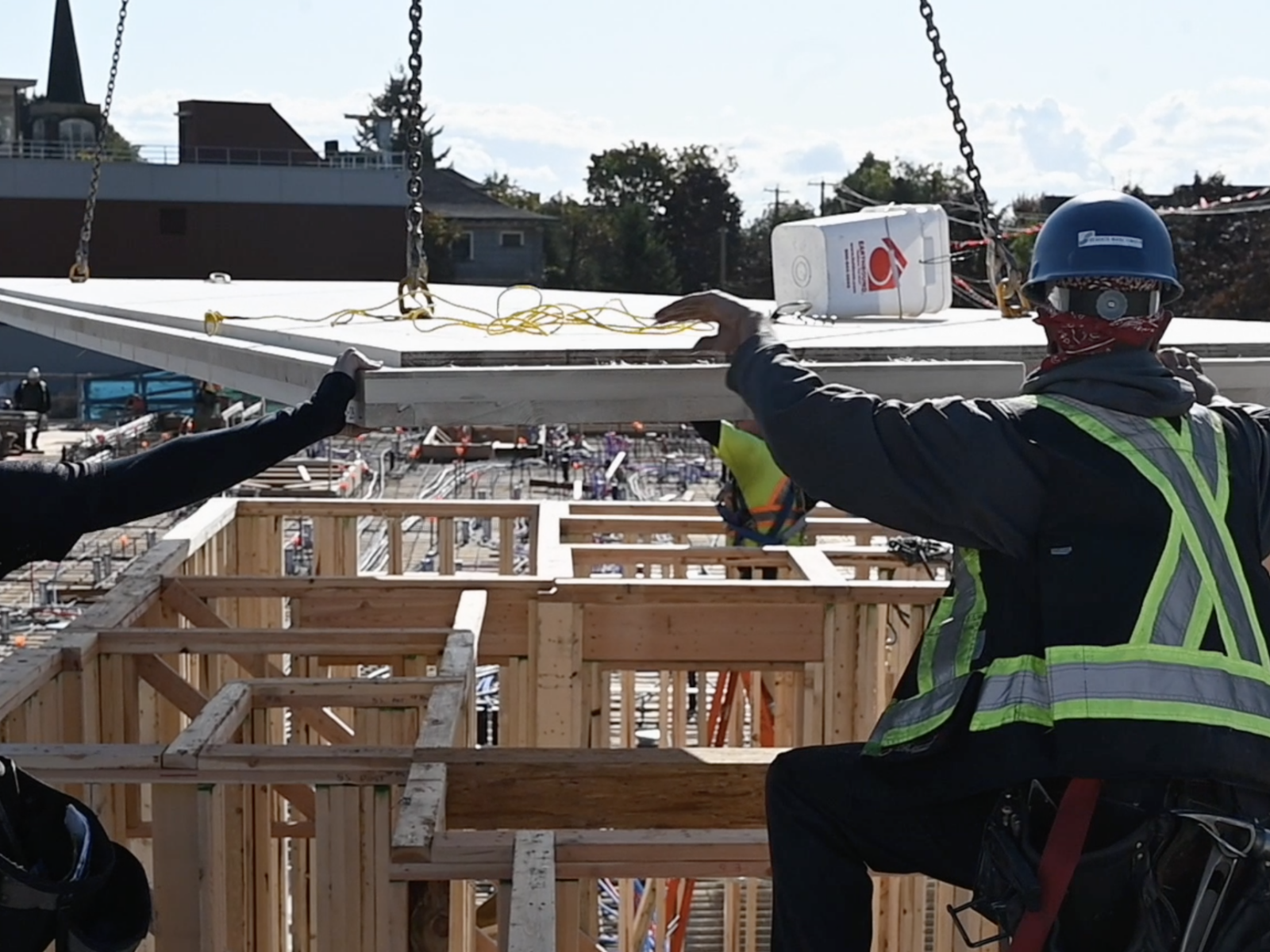 Adera Flies First CLT Panel at Crest